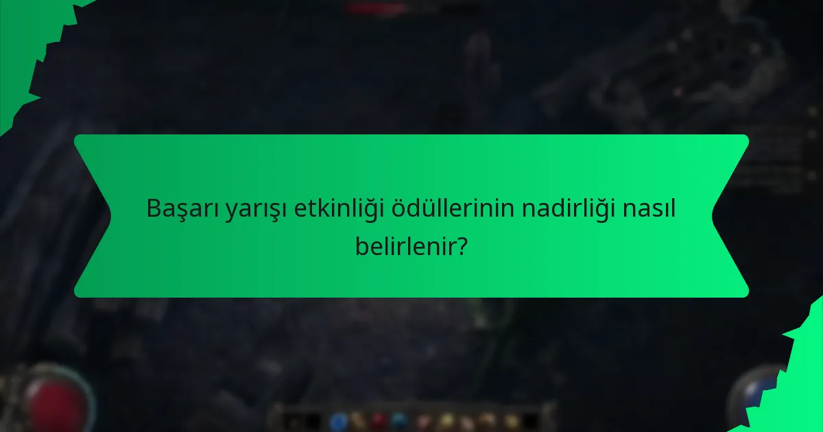 Başarı yarışı etkinliği ödüllerinin renkleri neyi ifade eder?