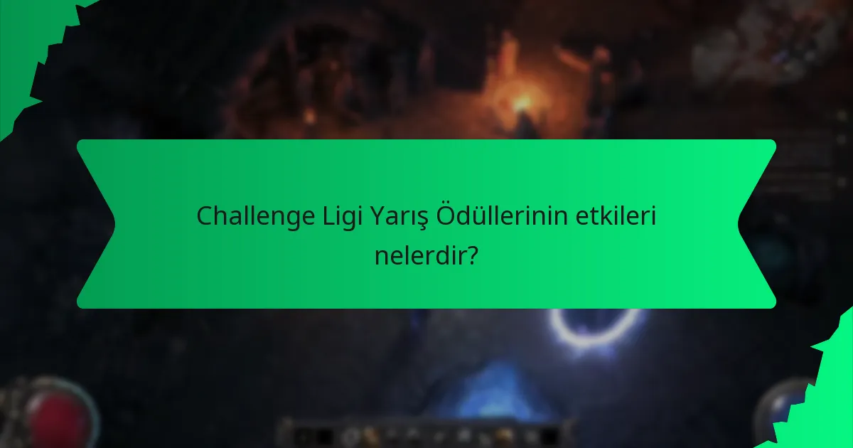 Renk, Challenge Ligi Yarış Ödüllerinde ne rol oynar?
