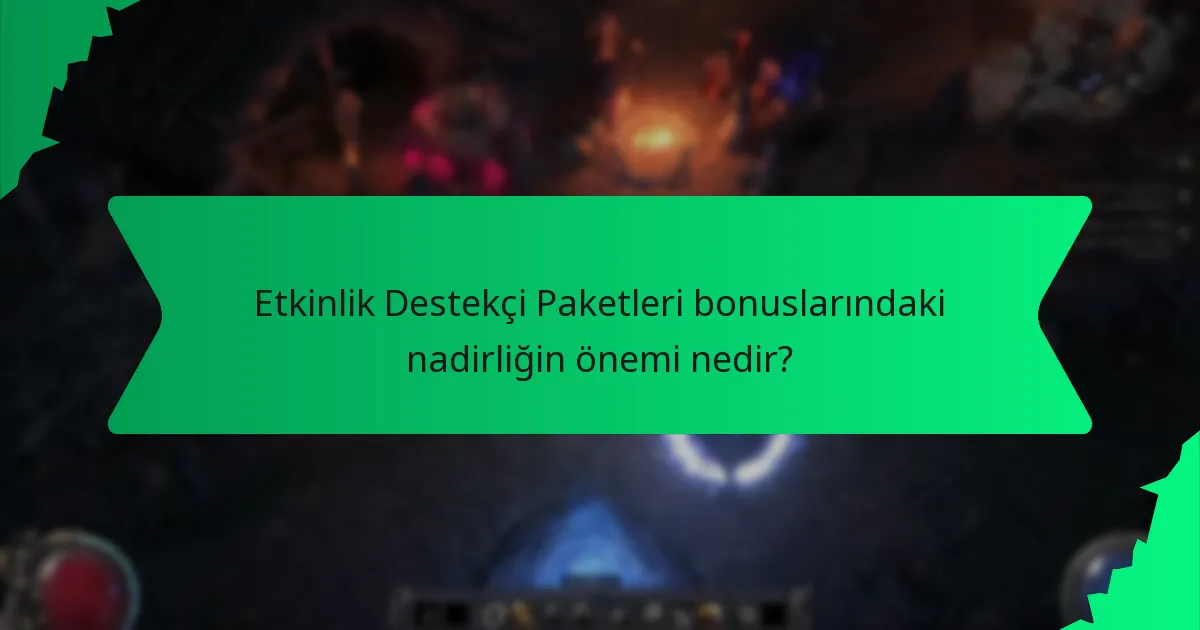 Renk kodlaması, Etkinlik Destekçi Paketleri bonuslarıyla nasıl ilişkilidir?