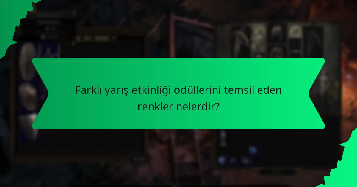 En çok arzu edilen yarış etkinliği ödülleri hangileridir?