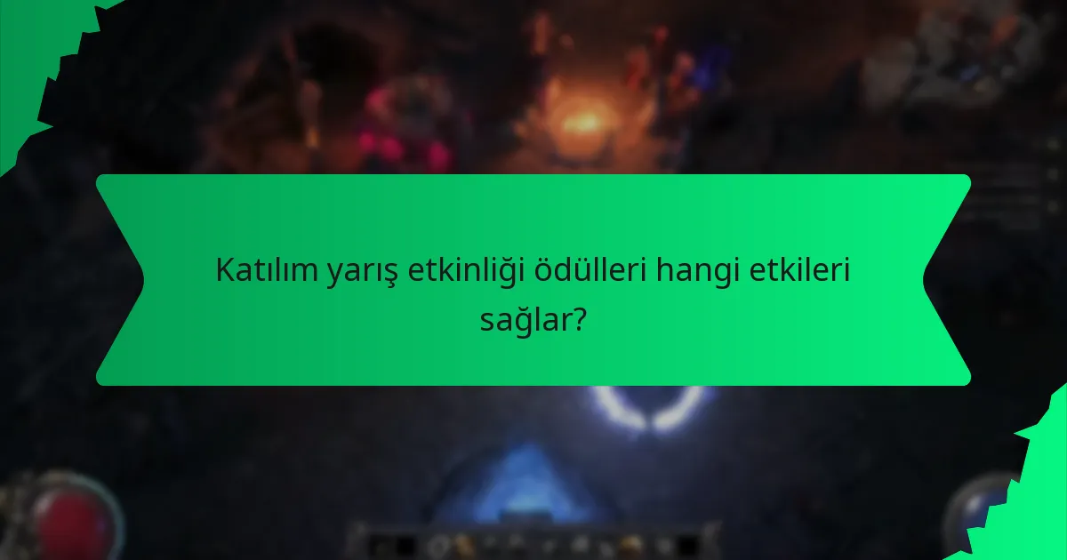 Yarış etkinliği ödülleri için renk kodlaması nasıl çalışır?