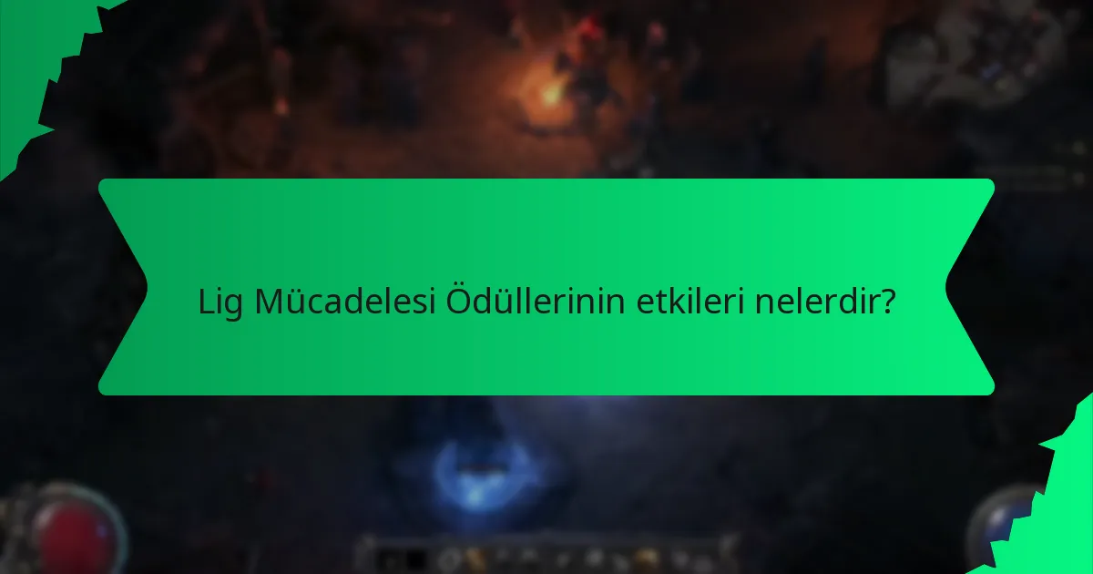 Renk, Lig Mücadelesi Ödüllerinde değeri nasıl belirtir?
