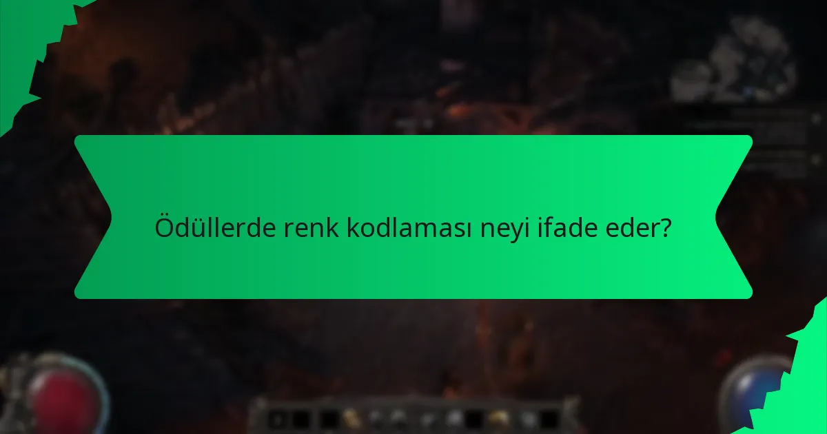 Ödüllerin nadirliği nasıl kategorize edilir?